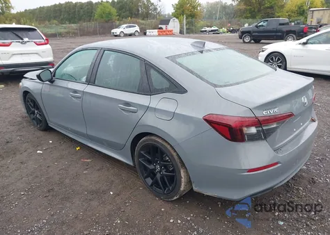 2025 Honda Civic Sport из США, поврежденный, VIN 2HGFE2F56SH521606